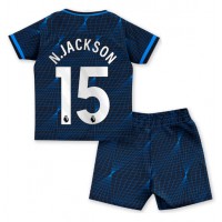 Chelsea Nicolas Jackson #15 Replica Away Minikit 2023-24 Short Sleeve (+ pants)
